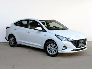 2022 Hyundai Solaris II Рестайлинг, белый, 1670000 рублей, вид 3