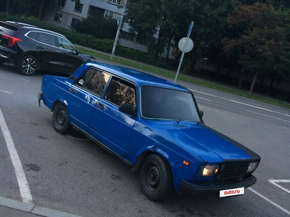 2007 Lada (ВАЗ) 2107, синий - вид 1