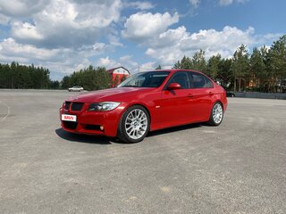 2007 BMW 3 серии 325i V (E90/E91/E92/E93), красный, 950000 рублей, вид 4