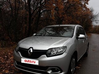 2014 Renault Logan II, серебристый, 580000 рублей, вид 1