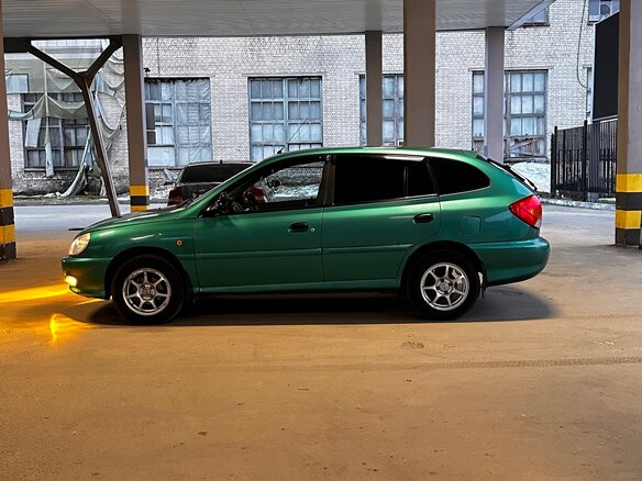 2001 Kia Rio I, зелёный, 300000 рублей - вид 6
