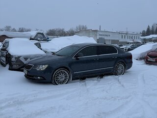 2014 Skoda Superb DSG II Рестайлинг, серый, 1150000 рублей, вид 3
