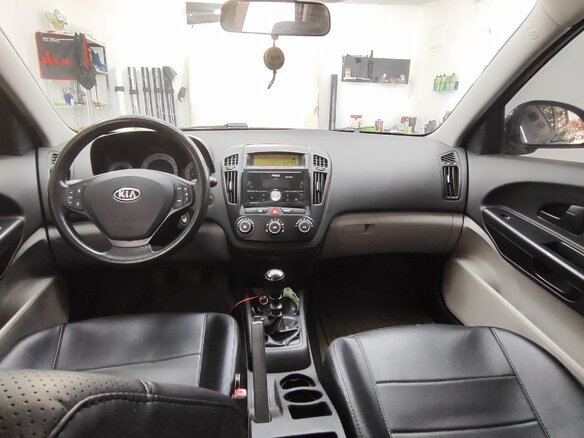 2008 Kia Ceed I, чёрный, 580000 рублей - вид 3