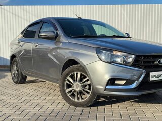 2017 Lada (ВАЗ) Vesta I, серый, 849000 рублей, вид 4