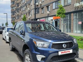 2014 SsangYong Actyon Sports II, синий, 980000 рублей, вид 3