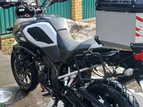 2014 Suzuki V-Strom 1000, белый, 600000 рублей - вид 7
