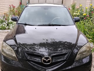 2008 Mazda 3 I (BK) Рестайлинг, чёрный, 500000 рублей, вид 1