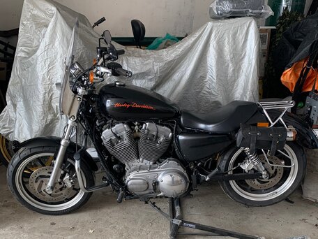 2014 Harley-Davidson Sportster 883, чёрный, 720000 рублей, вид 1
