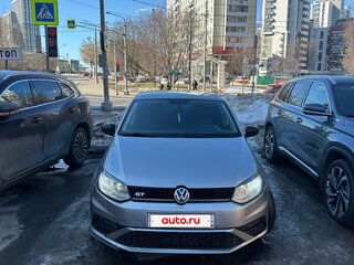 2017 Volkswagen Polo V Рестайлинг, серый, 800000 рублей, вид 3