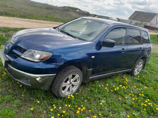 2004 Mitsubishi Outlander I, синий, 300000 рублей, вид 1