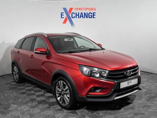 2020 Lada (ВАЗ) Vesta SW Cross I, красный, 969000 рублей, вид 3