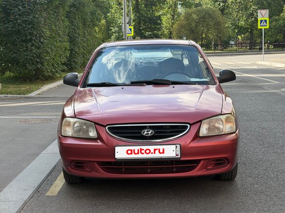 2006 Hyundai Accent ТагАЗ II, красный - вид 2