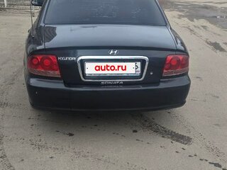 2006 Hyundai Sonata ТагАЗ IV (EF) Рестайлинг, чёрный, 400000 рублей, вид 4