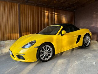 2018 Porsche Boxster IV 718 (982), жёлтый, 6800000 рублей, вид 4
