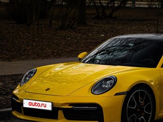 2020 Porsche 911 Turbo S VIII (992), жёлтый, 17500000 рублей, вид 1