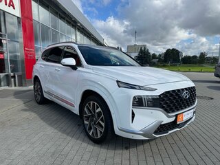 2021 Hyundai Santa Fe IV Рестайлинг, белый, 3650000 рублей, вид 3