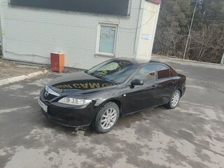 2004 Mazda 6 I (GG), чёрный, 350000 рублей, вид 1