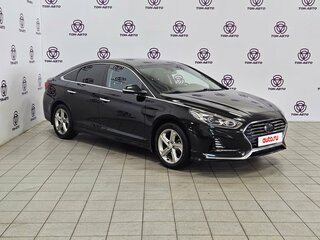 2018 Hyundai Sonata VII (LF) Рестайлинг, чёрный, 1784000 рублей, вид 3