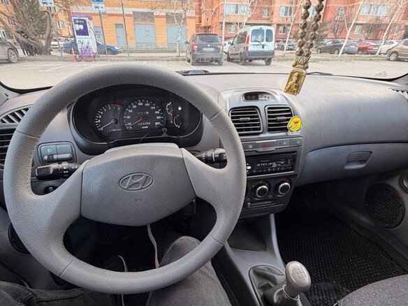 2008 Hyundai Accent ТагАЗ II, серебристый - вид 7