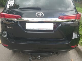 2021 Toyota Fortuner II Рестайлинг, чёрный, 4650000 рублей, вид 2