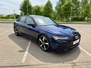 2020 Audi A6 55 TFSI V (C8), синий, 3500000 рублей, вид 1