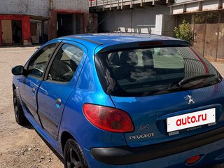 2006 Peugeot 206, синий, 350000 рублей, вид 4