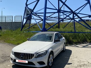 2019 Mercedes-Benz C-Класс 200 IV (W205) Рестайлинг, белый, 3450000 рублей, вид 2