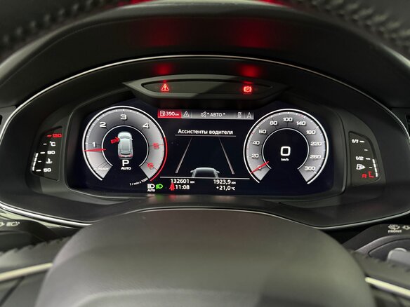 2019 Audi Q8 45 TDI I (4M), синий, 6290000 рублей - вид 20