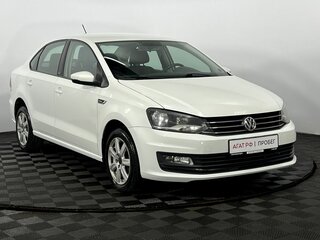 2016 Volkswagen Polo V Рестайлинг, белый, 960000 рублей, вид 4