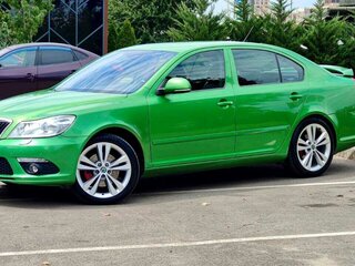 2012 Skoda Octavia RS II Рестайлинг, зелёный, 1480000 рублей, вид 1