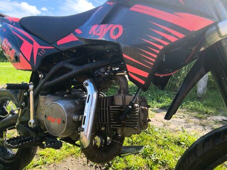 2022 Kayo Basic TT125, красный, 60000 рублей, вид 5