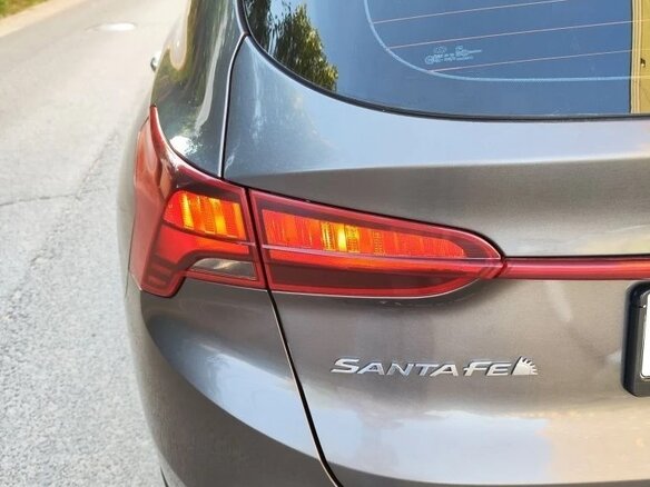 2021 Hyundai Santa Fe IV Рестайлинг, серый, 3360000 рублей - вид 6