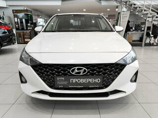 2021 Hyundai Solaris II Рестайлинг, белый, 990000 рублей, вид 2