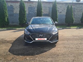 2017 Hyundai Sonata VII (LF) Рестайлинг, чёрный, 1640000 рублей, вид 2