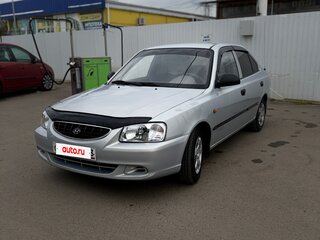 2009 Hyundai Accent ТагАЗ II, серебристый, 460000 рублей, вид 1
