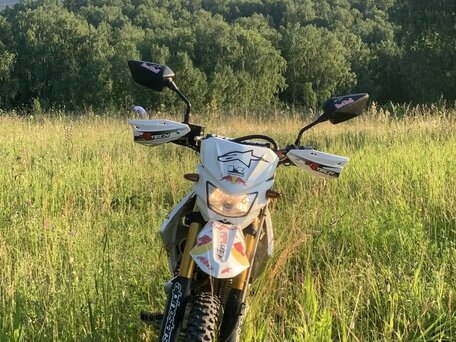 2012 Kawasaki D-tracker 125, белый, 300000 рублей, вид 2