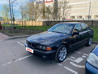 1998 BMW 5 серии 523i IV (E39), чёрный, 850000 рублей, вид 1