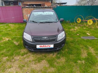 2012 Lada (ВАЗ) Granta I, пурпурный, 400000 рублей, вид 1
