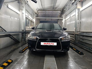 2013 Mitsubishi Lancer X Рестайлинг, чёрный, 1300000 рублей, вид 2