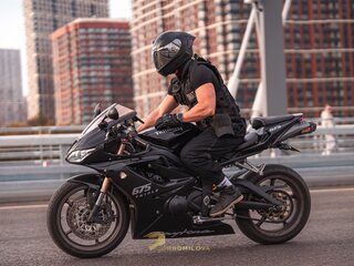 2010 Triumph Daytona 675, чёрный, 560000 рублей, вид 4