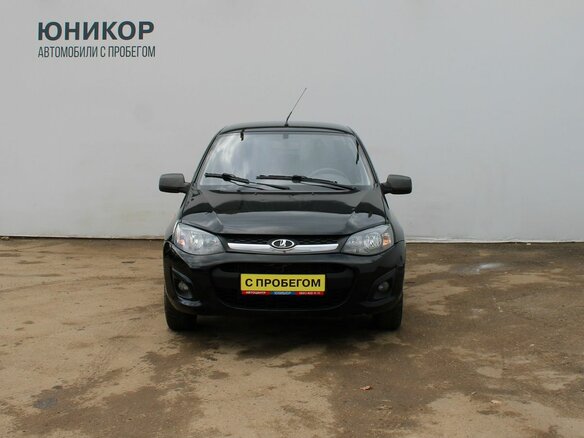 2014 Lada (ВАЗ) Kalina II, чёрный - вид 2