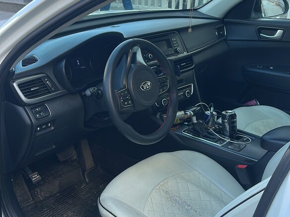 2017 Kia Optima IV, белый, 1200000 рублей - вид 4