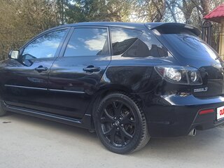 2008 Mazda 3 I (BK) Рестайлинг, чёрный, 1399000 рублей, вид 3