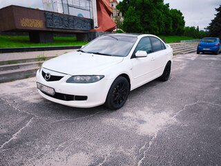 2007 Mazda 6 I (GG) Рестайлинг, белый, 333000 рублей, вид 3