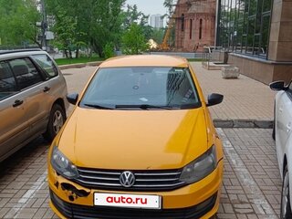2017 Volkswagen Polo V Рестайлинг, чёрный, 485000 рублей, вид 2
