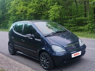2003 Mercedes-Benz A-Класс 170 I (W168) Рестайлинг, синий, 460000 рублей, вид 3