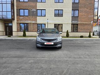 2015 Hyundai Solaris I Рестайлинг, серый, 1000000 рублей, вид 4