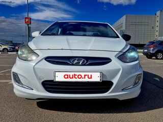 2014 Hyundai Solaris I, белый, 399999 рублей, вид 2