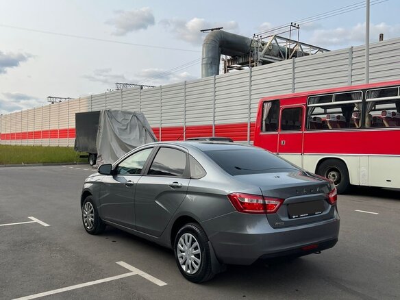 2019 Lada (ВАЗ) Vesta I, серый, 859000 рублей - вид 4