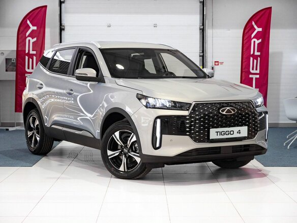 2025 Chery Tiggo 4 I Рестайлинг 2, серебристый - вид 2
